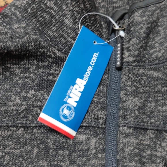 Gray black Zip-up vest - Picture 2 of 2